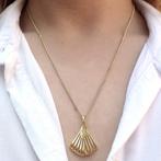 Vintage gouden kettinghanger (Hanger of bedel), Ophalen of Verzenden, Gebruikt, Goud, Overige merken