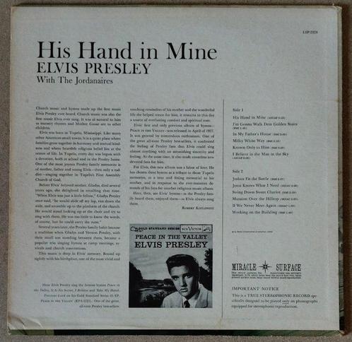 Elvis Presley - His Hand In Mine by Elvis - LP - 1964, Cd's en Dvd's, Vinyl Singles