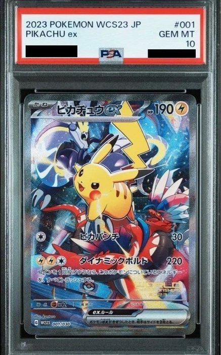 Pokémon - 1 Graded card - Pikachu ex 001/030 Event exclusive, Hobby en Vrije tijd, Verzamelkaartspellen | Pokémon