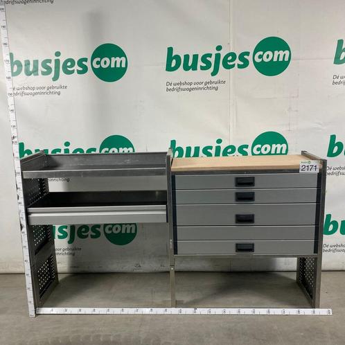 Aluca aluminium gebruikte bedrijfswagen inrichting (nr 2171), Auto diversen, Auto-accessoires, Gebruikt, Ophalen of Verzenden