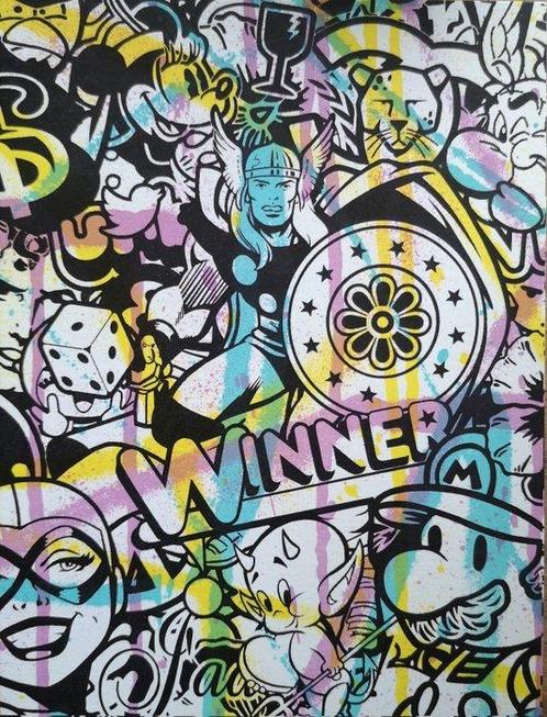 Speedy Graphito (1961) - Winner, Antiek en Kunst, Kunst | Schilderijen | Modern