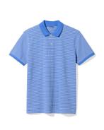 HEMA Herenpolo Denton strepen felblauw, Kleding | Heren, Verzenden, Nieuw