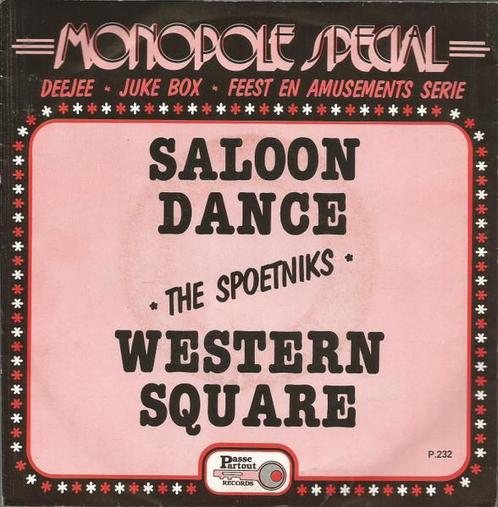 Single - The Spoetniks - Saloon Dance / Western Square, Cd's en Dvd's, Vinyl | Country en Western, Verzenden