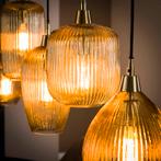 Hanglamp Eettafel - Nieuw - Glas - Direct Leverbaar - Uniek, Verzenden, Modern, Industrieel, Design, Minimalistisch, Organisch