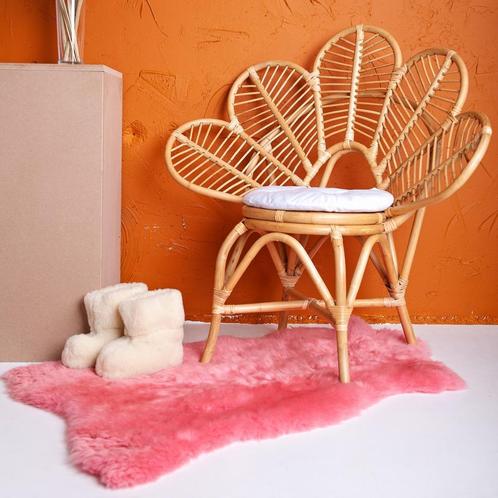 Texelse schapenvacht oud-roze, Huis en Inrichting, Stoffering | Tapijten en Kleden, 50 tot 100 cm, 100 tot 150 cm, Overige vormen