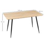 TRUUSK Eettafel In Scandinavisch Design, Keukentafel, Voor 4, Huis en Inrichting, Tafels | Eettafels, Verzenden, Nieuw