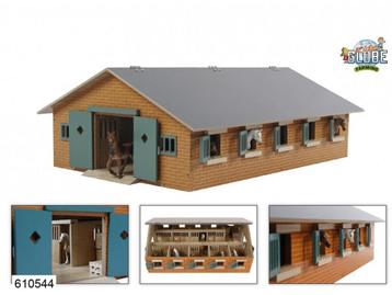 Kids Globe Paardenstal Hout Met 9 Paardenboxen 1:32 beschikbaar voor biedingen