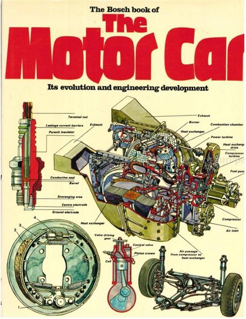 THE BOSCH BOOK OF TE MOTOR CAR, ITS EVOLUTION AND, Boeken, Auto's | Boeken
