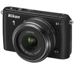 Nikon 1 S1 Systeemcamera + 11-27.5mm Lens - Zwart (In doos), Audio, Tv en Foto, Fotocamera's Digitaal, Verzenden, Zo goed als nieuw