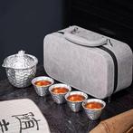 Theepot (5) - Zilveren kan en beker - .999 zilver