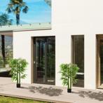 TRUUSK Kunstmatige Bamboe Plant 140 cm - Met Pot - 780 Blade, Verzenden