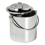 IJsblokjesemmer | RVS | Dubbelwand | 0.9L | Ø170x130(h)mm, Verzenden, Nieuw in verpakking
