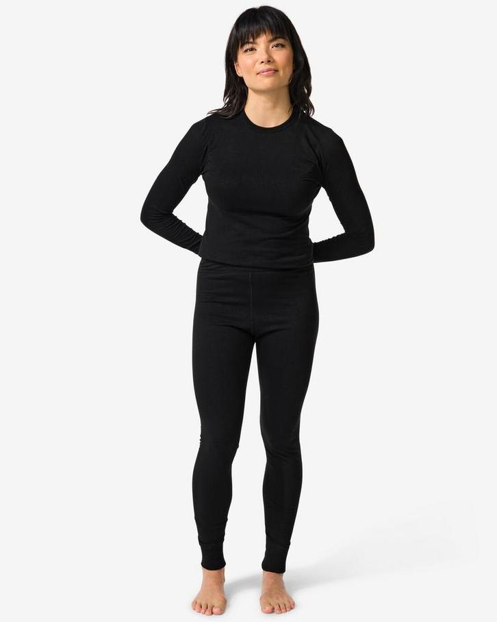 HEMA Dames thermolegging zwart, Kleding | Dames, Leggings, Maillots en Panty's, Nieuw, Verzenden