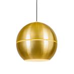 Retro hanglamp goud 40 cm - Slice, Huis en Inrichting, Lampen | Hanglampen, Nieuw, Retro, 75 cm of meer