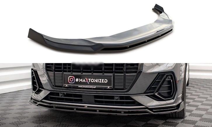 Front splitter V.2 voor Audi Q3 F3 S line, Auto diversen, Tuning en Styling, Ophalen of Verzenden