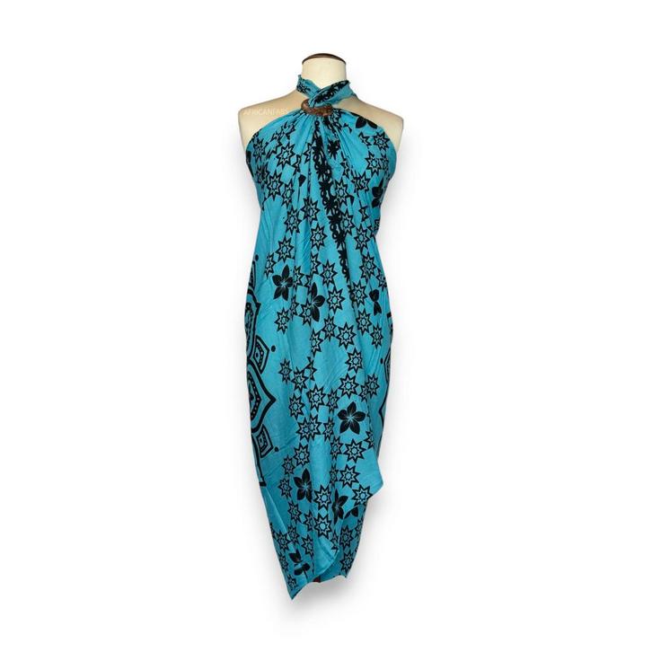 Sarong / pareo - Strandkleding wikkelrok - Blauwe mandala, Kleding | Dames, Badmode en Zwemkleding, Nieuw, Ophalen of Verzenden