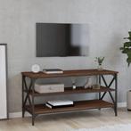 vidaXL Tv-meubel 100x40x50 cm bewerkt hout bruin eikenkleur, Verzenden, Nieuw