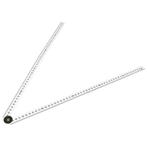 Benson Duimstok - 1 meter - Fiber - Wit - Stevig en duurzaam, Ophalen of Verzenden, Nieuw