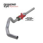Diamond Eye KIT 4in Catback MFLR RPLCMENT PIPE Single AL:, Ophalen of Verzenden, Nieuw