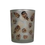 windlicht herfst dennenappel medium 12cm, Huis en Inrichting, Woonaccessoires | Overige, Verzenden, Nieuw
