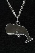 Zilveren Walvis ketting hanger, Sieraden, Tassen en Uiterlijk, Verzenden, Nieuw