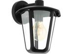 Veiling - EGLO Monreale wandlamp buiten E27 IP44 zwart, Huis en Inrichting, Lampen | Wandlampen, Nieuw