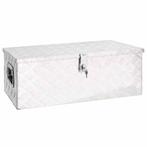 vidaXL Opbergbox 80x39x30 cm aluminium zilverkleurig, Verzenden, Nieuw