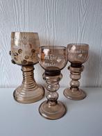 Theresienthal - Wijnglas (3) - Roemer - Glas - Antieke, Antiek en Kunst, Antiek | Glas en Kristal