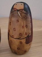 Usaburo Kokeshi Dolls Set van 2 - Hout - Japan - Heisei