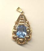 Hanger - 14 karaat Geel goud Topaas - Vintage hanger, Wenen, Sieraden, Tassen en Uiterlijk, Antieke sieraden