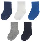 HEMA Baby sokken met katoen - 5 paar blauw sale