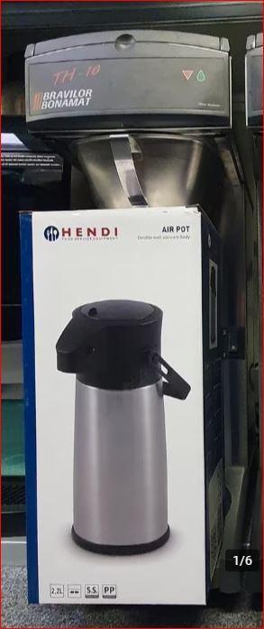 Koffiezetapparaat Bravilor TH10 met 2.2 liter pompkan, Witgoed en Apparatuur, Koffiezetapparaten, Gemalen koffie, Refurbished