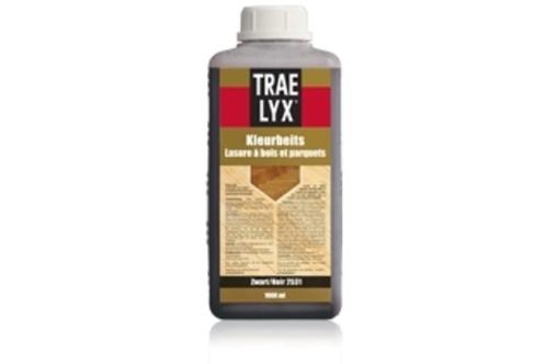 Trae lyx kleurbeits 1 liter, 2531 zwart, Doe-het-zelf en Verbouw, Verf, Beits en Lak, Nieuw, Verzenden