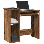 vidaXL Bureau met schappen 84x40x78 cm bewerkt hout oud, Huis en Inrichting, Bureaus, Verzenden, Nieuw