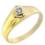 Verlovingsring - 14 karaat Geel goud, Witgoud, Bicolor, Sieraden, Tassen en Uiterlijk, Antieke sieraden