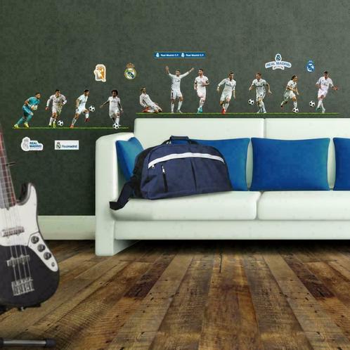 Real Madrid muurstickers, 11 spelers, Voetbal muurstickers, Kinderen en Baby's, Kinderkamer | Inrichting en Decoratie, Wanddecoratie