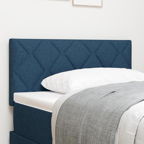 vidaXL Blauw LED Hoofdbord met Diamant Blokken Ontwerp, 100, Huis en Inrichting, Slaapkamer | Bedden, Blauw, Nieuw, Verzenden