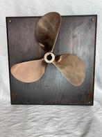 Ship propeller - Vintage bronzen driebladige bootschroef,, Antiek en Kunst