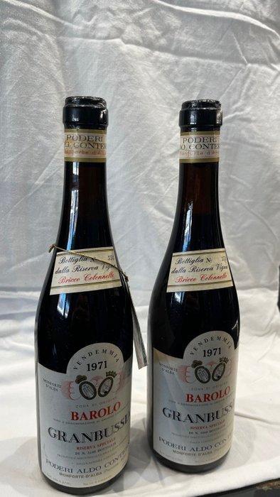 1971 Poderi Aldo Conterno, Granbussia Barolo - Barolo, Verzamelen, Wijnen