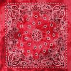 Haarband Bandana Zakdoek Tie Dye Paisley Print Rood, Nieuw, Verzenden