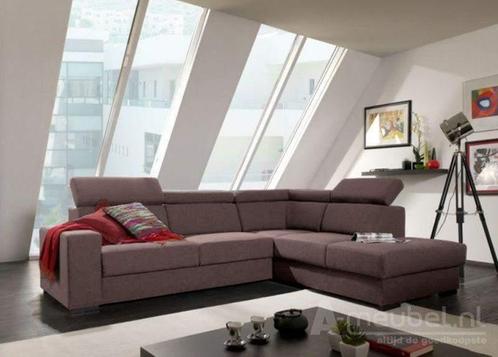Hoekbank Raalte - hoekbanken - Taupe, Huis en Inrichting, Banken | Sofa's en Chaises Longues, Nieuw, Stof