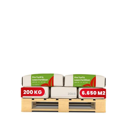 Pro Turf & Gazon Meststof - Gefaseerde Afgifte (10x = 200 kg, Tuin en Terras, Aarde en Mest, Mest, Verzenden