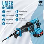 2dekans | Vesto® Accu Reciprozaag – 21V Li-Ion – Incl. 2, Ophalen of Verzenden, Zo goed als nieuw