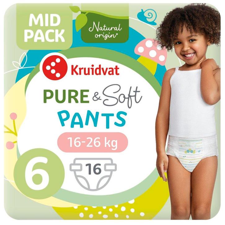 Kruidvat Pure & Soft Maat 6 Luierbroekjes, Kinderen en Baby's, Overige Kinderen en Baby's, Nieuw, Verzenden