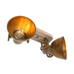 Mexlite spot Gearwood 7969BR Tweede Kans, Huis en Inrichting, Ophalen, Metaal of Aluminium, Led, Plafondspot of Wandspot