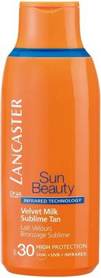 LANCASTER SUN BEAUTY VELVET MILK SUBLIME TAN SPF 30 ZONNEB.., Sieraden, Tassen en Uiterlijk, Uiterlijk | Lichaamsverzorging, Verzenden