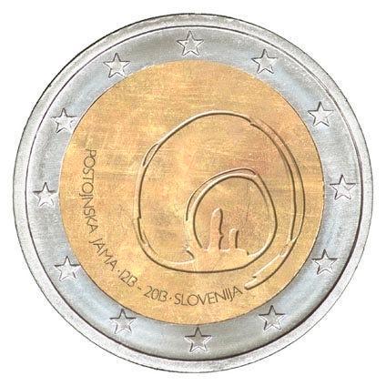 Slovenië 2 Euro Postojna 2013, Postzegels en Munten, Munten | Europa | Euromunten, Verzenden