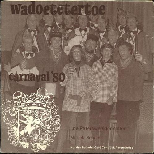 vinyl single 7 inch - De Patersweelderzotten - Wedoeteter..., Cd's en Dvd's, Vinyl Singles, Zo goed als nieuw, Verzenden