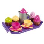 Leuke set speelservies met cupcakes!, Ophalen of Verzenden, Nieuw, Kunststof, Speelkeuken-accessoire