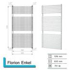 Badkamerradiatoren B&W Florion Enkel 1216 x 600 mm (13, Ophalen of Verzenden, Nieuw, Overige typen